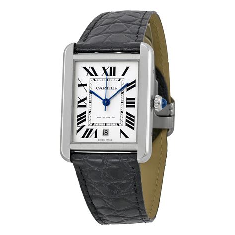 cartier tank men's watch|cartier men's tank watch price.